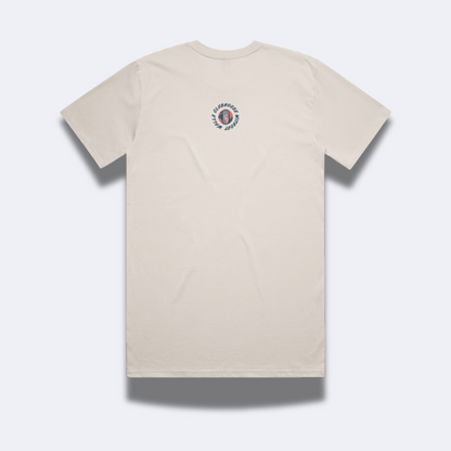 BirdHaus GC - Club Tee - Ivory & Blue