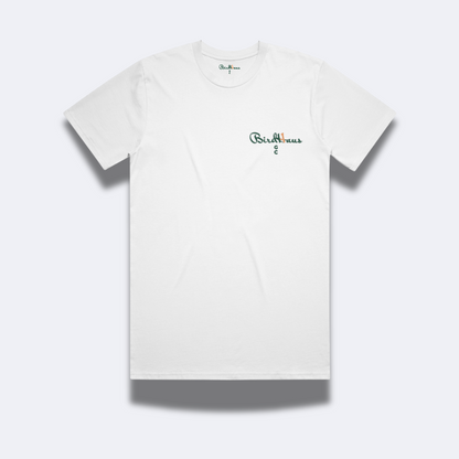 BirdHaus GC - Club Tee - White & Green