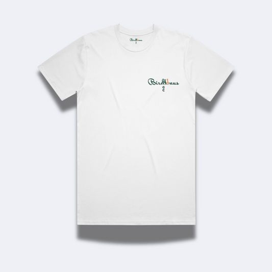 BirdHaus GC - Club Tee - White & Green